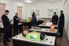 Британские спасатели ознакомились с работой учебно-методического центра КЧС Таджикистана