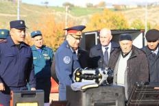 В Национальном учебном центре КЧС Таджикистана открыли администартивное здание и медпункт
