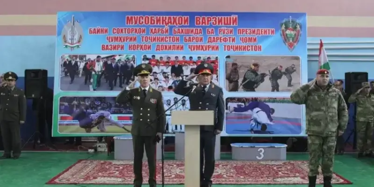 В Таджикистане прошли военно-спортивные соревнования на «Кубок Министра внутренних дел Республики Таджикистан»