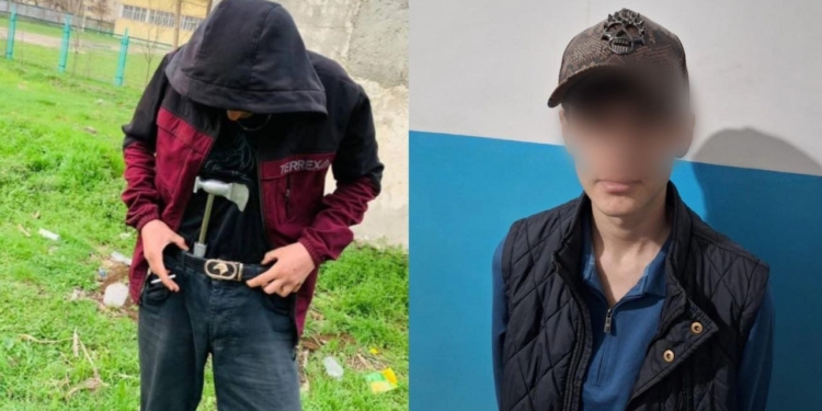 В Душанбе задержан подросток с топором, подозреваемый в кражах