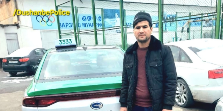 Нарушение ПДД в Душанбе: автомобиль отправлен на штрафстоянку