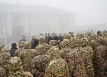 Давлатали Саид поздравил сотрудников спецподразделения «Альфа» с Новым годом