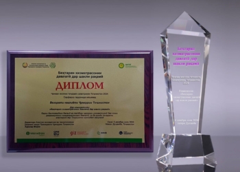 Минтранс Таджикистана удостоен Национальной премии в сфере инновационных технологий