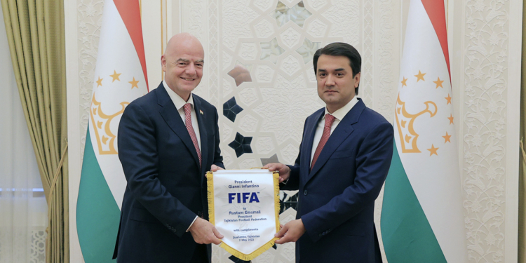 ФИФА поздравила Рустама Эмомали с переизбранием на пост президента ФФТ