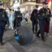 Робот-полицейский в виде колеса появился в центре города Вэньчжоу