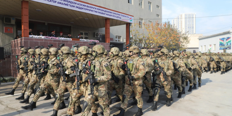 В Таджикистане отметили День образования подразделений специального назначения МВД
