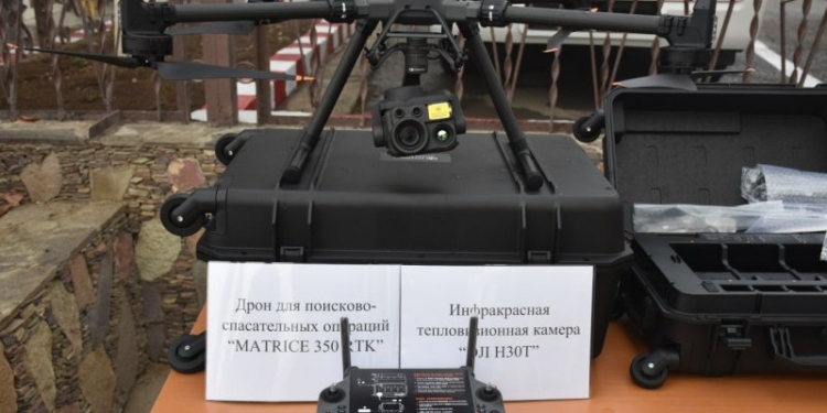 Подразделения КЧС Таджикистана получили беспилотные летательные аппараты