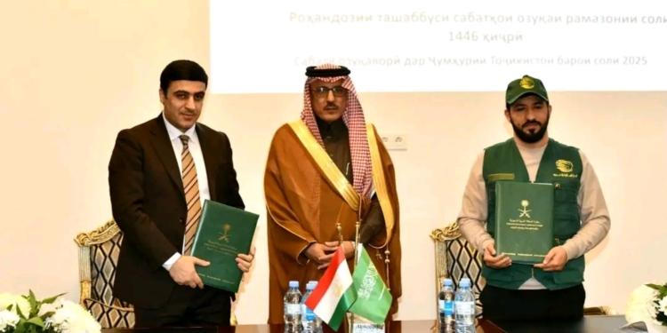 В рамках проекта Саудовской Аравии нуждающиеся семьи Таджикистана получат 490 тонн продуктов