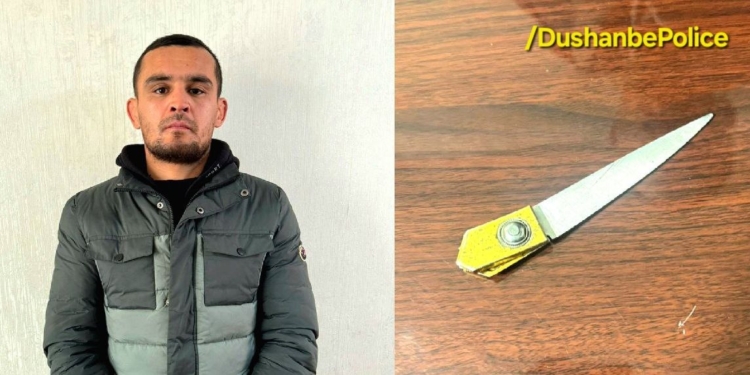 В Душанбе задержан мужчина за хулиганство с ножницами