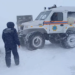 В Казахстане спасатели помогли пассажирам сломавшегося автобуса из Таджикистана