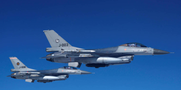 Украина получила от Нидерландов еще одну партию истребителей F-16