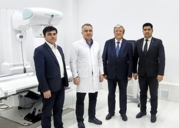 В онкоцентр Согдийской области передан современный цифровой рентгеновский аппарат