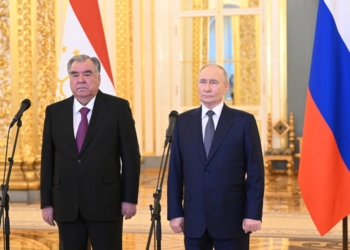 Эмомали Рахмон и Владимир Путин дали старт строительству образовательного центра и русского театра в Душанбе
