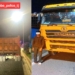 В Душанбе выявили нарушения при перевозке сыпучих грузов