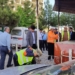 В Бохтаре демонтируют незаконные объекты на тротуарах