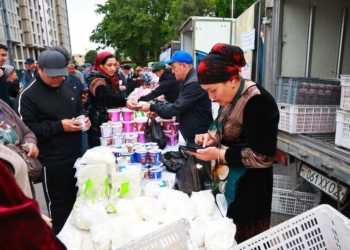 В Худжанде прошла ярмарка сельхозпродукции: 1846 тонн товаров по доступным ценам
