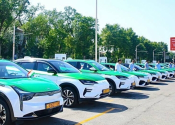 В Таджикистан в 2025 году импортировано 6047 единиц электромобилей