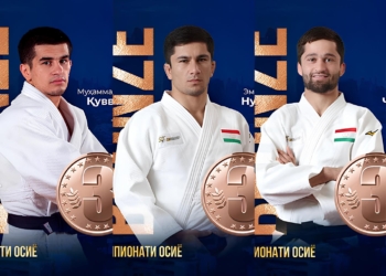 Таджикские дзюдоисты завоевали три бронзы на чемпионате Азии в Таиланде