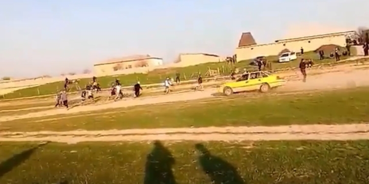 Футбольный матч в Самарканде закончился автопогоней