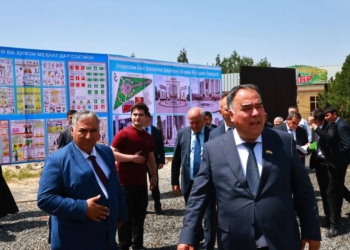 В Пенджикенте строится парк имени Фирдоуси ко Дню независимости Таджикистана