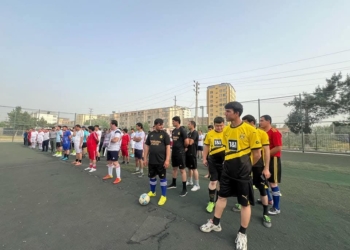 В Бохтаре проходит турнир по мини-футболу на Кубок председателя города
