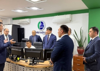 Глава Службы связи ознакомился с деятельностью компании «МегаФон Таджикистан»