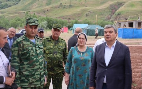 В Раштском районе продолжается строительство жилья для пострадавших от землетрясения