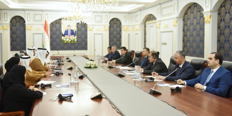 Премьер-министр Таджикистана встретился с Министром экономики и туризма ОАЭ
