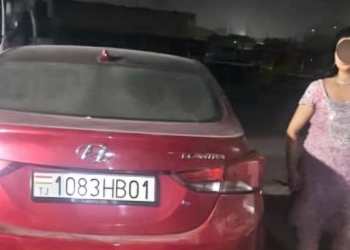 В Душанбе задержана женщина-водитель в состоянии алкогольного опьянения