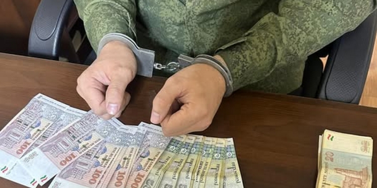 В Матчинском районе выявлен факт получения взятки на сумму свыше 170 тыс. сомони