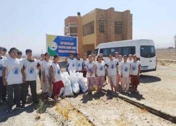 В Исфаре очистили почти 9 км обочин автодороги «Исфара — Худжанд»