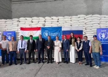 В Таджикистан из РФ поступила крупная партия продуктов в рамках Программы школьного питания ВПП ООН