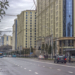 В центре Душанбе временно ограничено движение транспорта из-за строительных работ