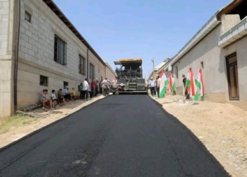В Истаравшане за три месяца заасфальтировано более 60 километров дорог