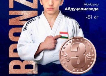 Таджикский борец Абдулжалилзода завоевал бронзу на чемпионате Азии в Джакарте
