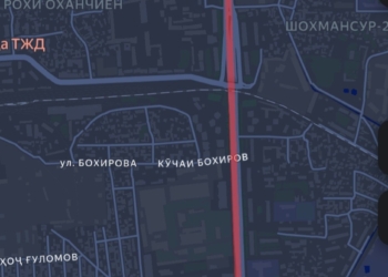 В Душанбе временно ограничено движение транспорта на участке от улицы С. Айни до аэропорта