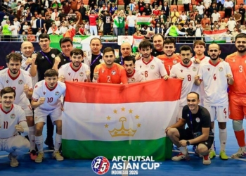 Сборная Таджикистана по футзалу вышла в финал Кубка Азии-2026