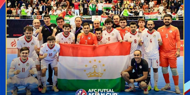 Сборная Таджикистана по футзалу вышла в финал Кубка Азии-2026