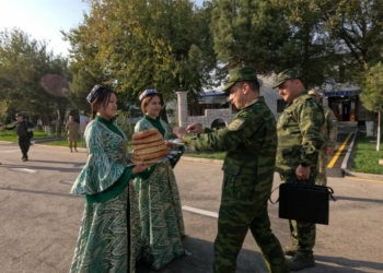 Военнослужащие Таджикистана участвуют в региональных учениях «Бирлик-2025» в Узбекистане