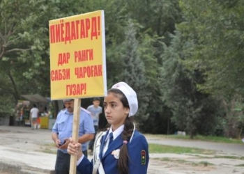 В Таджикистане стартовала операция «Пешеход» для повышения безопасности на дорогах