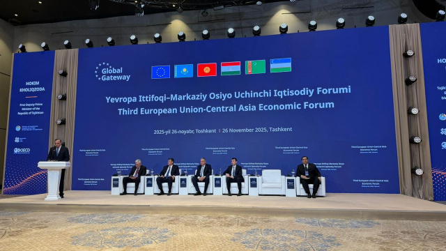 Делегация Таджикистана приняла участие в третьем Экономическом форуме «Европейский Союз – Центральная Азия»