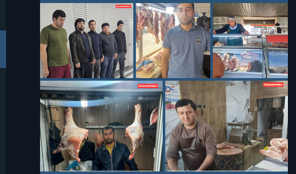 В Душанбе выявили более 40 фактов завышения цен на мясо