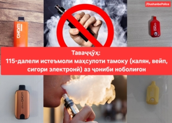 В Душанбе за десять месяцев выявлено более 115 случаев употребления кальяна и электронных сигарет подростками