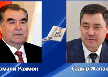Эмомали Рахмон провёл телефонный разговор с Президентом Кыргызской Республики Садыром Жапаровым