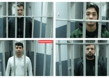 В Душанбе задержали четверых мужчин за нарушение общественного порядка в центре «Dream»