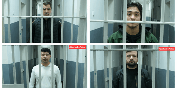 В Душанбе задержали четверых мужчин за нарушение общественного порядка в центре «Dream»