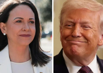 Лауреат Нобелевской премии мира из Венесуэлы вручила свою медаль Трампу