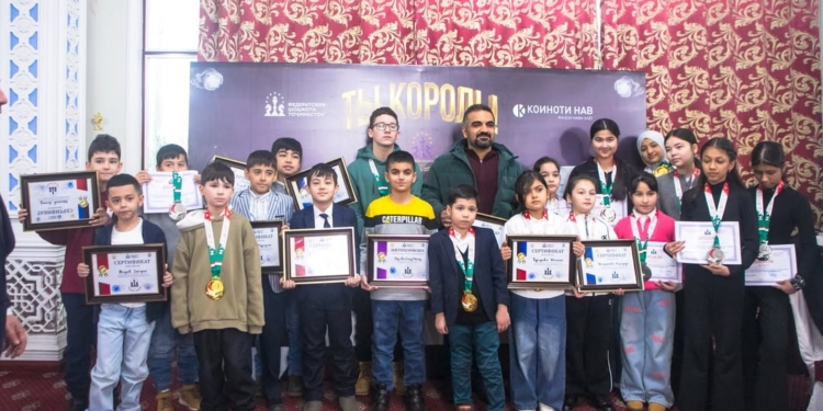 В Душанбе вручили награды по итогам 2025 года «Tajikistan Chess Awards»