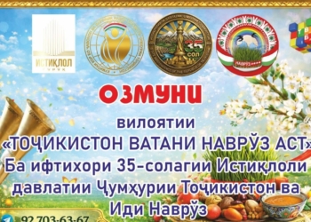 В Согдийской области объявлен конкурс «Таджикистан- родина Навруза»
