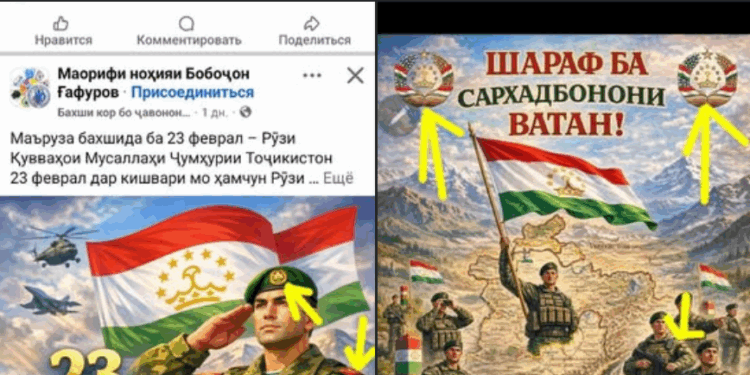 Минобороны Таджикистана потребовало соблюдать уставы ВС при создании военных изображений с использованием ИИ